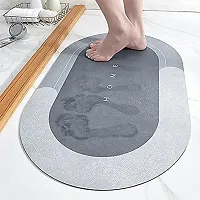 Bathroom mat Water Absorbing Mat for Bathroom Quick Dry Rubber Backed Anti-Slip Floor Mat Non Slip mat for Home, Kitchen-thumb3