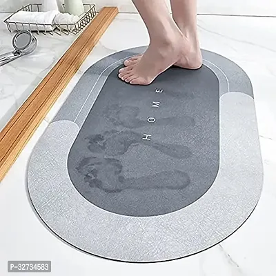 Bathroom mat Water Absorbing Mat for Bathroom Quick Dry Rubber Backed Anti-Slip Floor Mat Non Slip mat for Home, Kitchen-thumb4