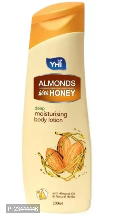 YHI ALMONDS With Honey Deep Moisturising Body Lotion 300ML pack of 1