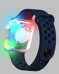 Trending Black Disco Squre LED digital watch stylish watch combo pack of 2-thumb2