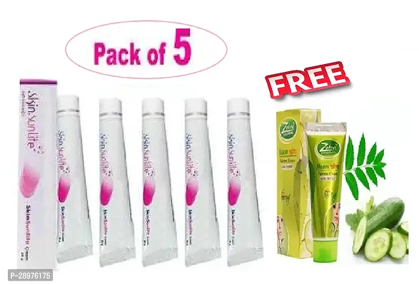 Suryvanshi Best Seller tube of  20g  fairness Cream for Clear Radiant and Younger Skin Cream pack of 5 with Zohra neem kheera