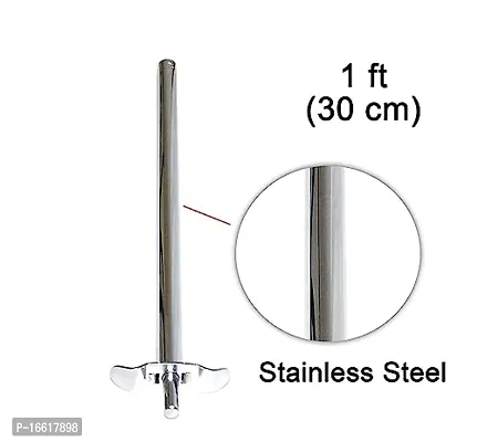 Stainless Steel Long Spark Lighter For Kitchen Stove With Hanging Stand-Silver -Pack Of 2