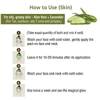 Humanveda Natural  Herbal Aloe Vera Leaf (Aloe Barbadensis) Powder For Face  Hair Care, Hydrating, Moisturizing, Soothing Skin, 100g-thumb4