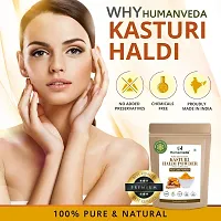 Humanveda Pure  Natural Wild Turmeric Powder/ Kasturi Manjal Powder/ Kasthuri Haldi Powder/ Curcuma Aromatica/Jangli Haldi For Skin Glowing, Face Beauty, 100g-thumb4