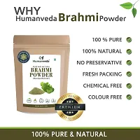 Humanveda Natural Hibiscus, Bhringraj  Brahmi Powder Combo Pack | Hair Growth | Skin  Healthy Hair Care | 100 * 3=300gm-thumb3