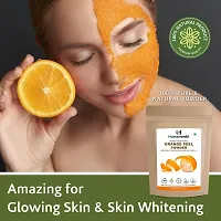 Humanveda Natural Orange Peel Powder | Citrus Aurantium | For Skin Whitening, Glowing Face  Skin Care, Vitamin C and Antioxidants Add Glow, Cruelty-free And Vegan, 100*2=200gm-thumb2