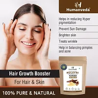 Humanveda Pure  Natural Mulethi Powder (Yashimadhu | Liquorice | Glycyrrhiza glabra) Best For Skin, Hair  Body | Skin Whitening | Each 100g Pack Of 2-thumb2