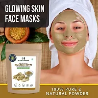 Humanveda Natural Multani Mitti Powder For Face, Skin  Hair Pack | Fuller's Earth, Bentonite Clay (200g*2=400g)-thumb3