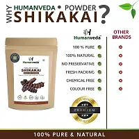 Humanveda Natural Hair care powder combo (500gm), Hibiscus, Amla, Bhringraj, Shikakai  Methi Powder (Pack of 5, 100g each)-thumb1