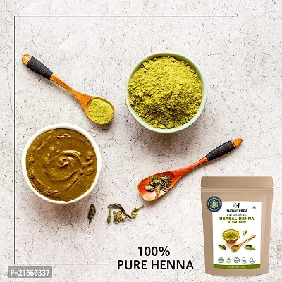 Humanveda Natural Henna Powder - Mehandi - 100*2=200gm - For All Hair Types, Control Hair Fall  Repairs Damaged Hair | Hair Colour |-thumb4