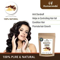 Humanveda Pure  Natural Mulethi Powder (Yashimadhu | Liquorice | Glycyrrhiza glabra) Best For Skin, Hair  Body | Skin Whitening | Each 100g Pack Of 2-thumb1