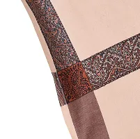 Fashionable Khaki Pashmina Viscose Solid Shawl For Men-thumb4