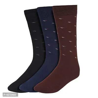 Men's 100% Cotton SCS-901 Calf Socks-thumb0
