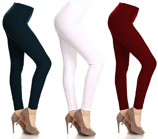 Women's Multicolored Comfortable Pack of Leggings