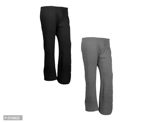 Elegant Woolen Solid Sweatpants For Women- 2 Pieces-thumb0