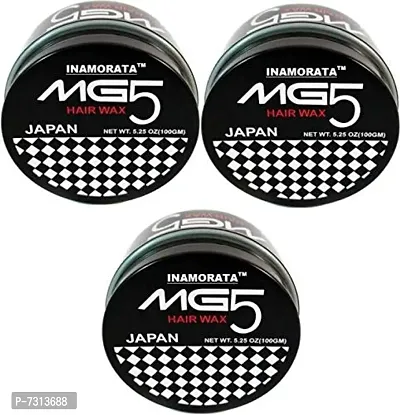 MG5 HAIR STYLING WAX, HAIR WAX, HAIR GEL, HAIR STYLING CREAM, MG5 HAIR WAX FOR MEN AND WOMEN, PACK OF 3-thumb0