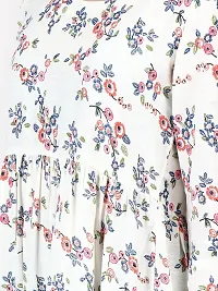 Dh@ni Women's Rayon Printed Round Neck 3/4 Sleeves Tunic Tops/Short Kurti (DET01-P)-thumb3