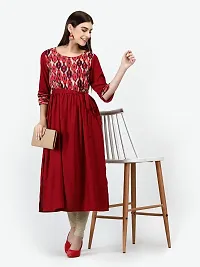 Classic Rayon Printed Kurtis for Women-thumb1