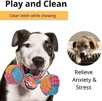 YouHaveDeal Chew Toys, Puppy Toys with Interactive Dog Rope Toys, Dog Rubber Chew Bone, Tug of War Toys and Teeth Cleaning Dog Chew Toys - Color May Vary-thumb4