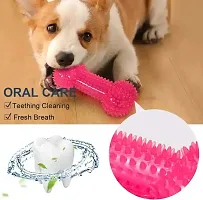 Pet Puppy Dog Squeaky Chew Toys for Aggressive Chewers Dental Teething Cleaning [Non-Toxic Soft Natural Rubber], Cute Crystal Ring Design -4.92 inches (Pack of 1)-thumb3