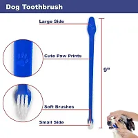 Dog Grooming Kit Bath Brush| | Toothbrush | Pet Grooming Glove for Dogs and Chew Rubber Bone for Dogs - Color May Vary-thumb2