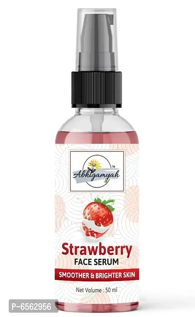 ABHIGAMYAH Strawberry Face Smoother and Brightening Face Serum 50 ml (pack of 1)