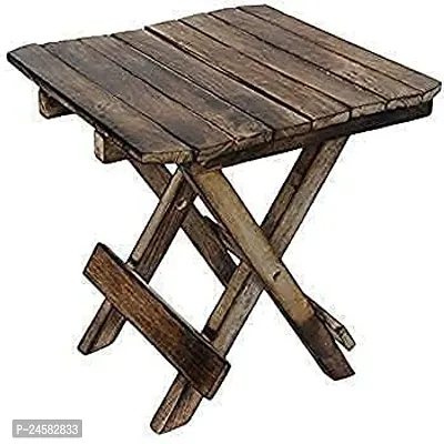 SNW Crafts Ms Sqaure Best Quality Wooden Stool-thumb0