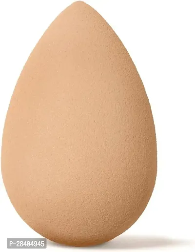 Brown Water Drop Shape Makeup Foundation Sponge