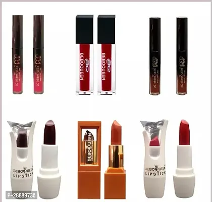 BEBOQUEEN Lipstick Combo Cosmetic Set for Women  Girls Pack Of 12 Pcs