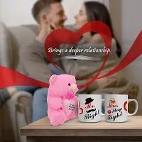 MARINER'S CREATION Valentine?s Day | Special Teddy Combo Pack | Combo Pack with Milk Mug and Teddy | Gift for Valentine?s Day | Gift for Loved ONE | Home Decorative Item | Gift for HE and SHE-thumb2