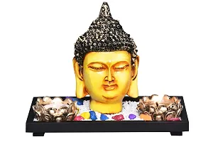 MARINER'S CREATION Buddha FACE Statue,Idol for Gift and Home Decor,SHOWPIECE for LIVINGROOM | Bedroom Decoration | Buddha SHOWPIECE | House Warming Gift, DEEWALI Return Gift-thumb2