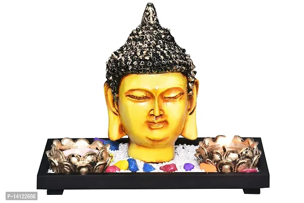 MARINER'S CREATION Buddha FACE Statue,Idol for Gift and Home Decor,SHOWPIECE for LIVINGROOM | Bedroom Decoration | Buddha SHOWPIECE | House Warming Gift, DEEWALI Return Gift-thumb3