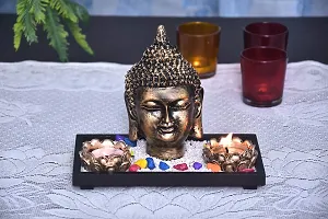 MARINER'S CREATION Buddha FACE Statue,Idol for Gift and Home Decor,SHOWPIECE for LIVINGROOM | Bedroom Decoration | Buddha SHOWPIECE | House Warming Gift, DEEWALI Return Gift-thumb3