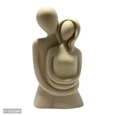 Mariner's Creation Hugging Couple Statue showpiece and Sculptures Valentine Home Decor, Valentine's Day, Shelves Romantic Figurines Decorations-thumb0