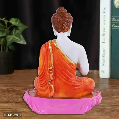 MARINER'S CREATION Meditating Buddha Statue,Idol for Gift and Home Decor SHOWPIECE SIZE-15X8X20 CM, White-thumb5