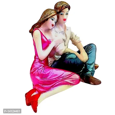 MARINER'S CREATION Polyresin Romantic Couple Statue, 11X9X21, Multicolour-thumb4