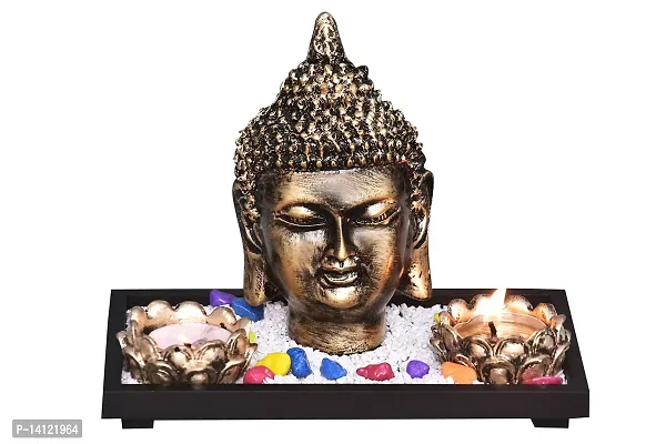 MARINER'S CREATION Buddha FACE Statue,Idol for Gift and Home Decor,SHOWPIECE for LIVINGROOM | Bedroom Decoration | Buddha SHOWPIECE | House Warming Gift, DEEWALI Return Gift