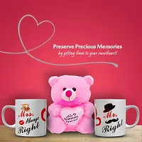 MARINER'S CREATION Valentine?s Day | Special Teddy Combo Pack | Combo Pack with Milk Mug and Teddy | Gift for Valentine?s Day | Gift for Loved ONE | Home Decorative Item | Gift for HE and SHE-thumb1