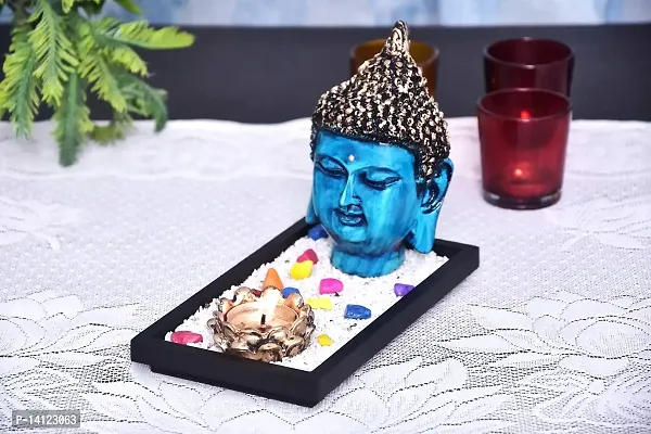 MARINER'S CREATION Buddha FACE Statue,Idol for Gift and Home Decor,SHOWPIECE for LIVINGROOM | Bedroom Decoration | Buddha SHOWPIECE | House Warming Gift, DEEWALI Return Gift-thumb2