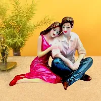 MARINER'S CREATION Polyresin Romantic Couple Statue, 11X9X21, Multicolour-thumb1