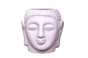 Mariner's Creation Buddha Planter Ceramic Flower Vases Pot | Widely Used for Indoor and Outdoor Use | Bonsai | Ideal for Gifting Purpose and Home D?cor SIZE-13X13X13 CM-thumb3