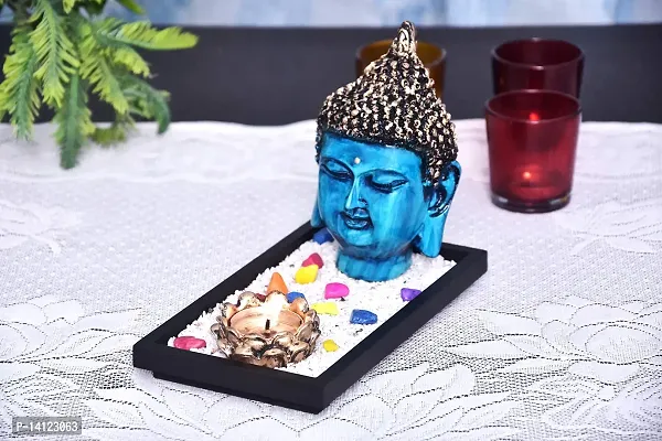 MARINER'S CREATION Buddha FACE Statue,Idol for Gift and Home Decor,SHOWPIECE for LIVINGROOM | Bedroom Decoration | Buddha SHOWPIECE | House Warming Gift, DEEWALI Return Gift-thumb4