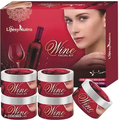 Lifesy Nutra Glow Red Wine Facial Kit(5 X 60 G)-thumb0