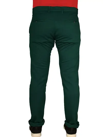 4 Way Lycra Fabric Casual Trousers