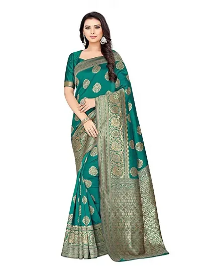 Beautiful Net Saree With Blouse Piece For Women