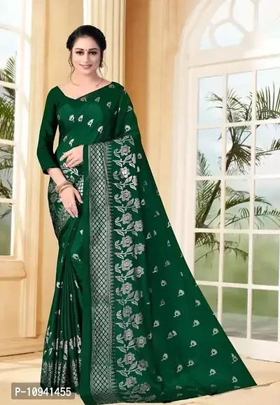 Beautiful Net Saree With Blouse Piece For Women