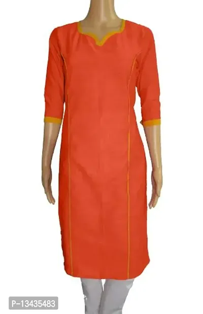 Stylish Polyester A-Line Kurta For Women-thumb0