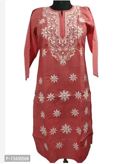 Stylish Polyester A-Line Kurta For Women-thumb0