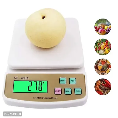 Weighing Machine | SF- 400A Kitchen Scale | Electronic Kitchen Digital Scale | Electronic Kitchen Scale | Weighing Scale | Multipurpose (Capacity- 10 Kg)-thumb0