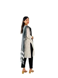 Stylish Khadi Cotton Kurti, Pant And Dupatta Set-thumb4